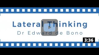 de Bono's Lateral Thinking workshop video