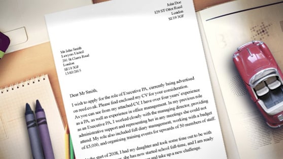 Part-time cover letter template | reed.co.uk