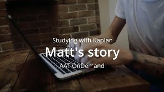 Studying with Kaplan - Matt's story