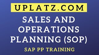 SAP PP - Sales and Operations Planning