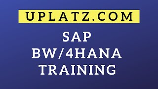 SAP BW/4HANA Training