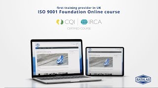 ISO 9001 foundation online course - CQI IRCA certified 