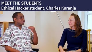 Meet the students: Ethical Hacker student, Charles 