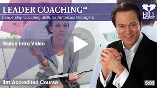Leader Coaching™ Course Trailer