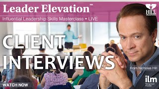 Leader Elevation™ Client Testimonials