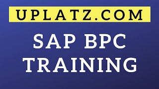 SAP BPC Training & Certification | SAP Business Planning and Consolidation | SAP BPC Tutorial Uplatz