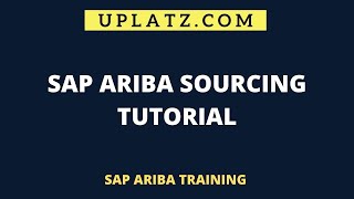 SAP Ariba Sourcing | Uplatz