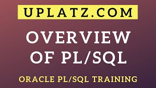 Oracle PL-SQL Performance Tuning online tutor-led training course