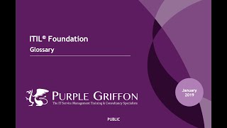 Official ITIL® 4 Foundation Glossary
