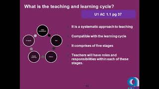 L3 Award in Education and Training Unit 1 AC 1.1 Example slide movie