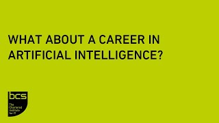 Get a career in AI